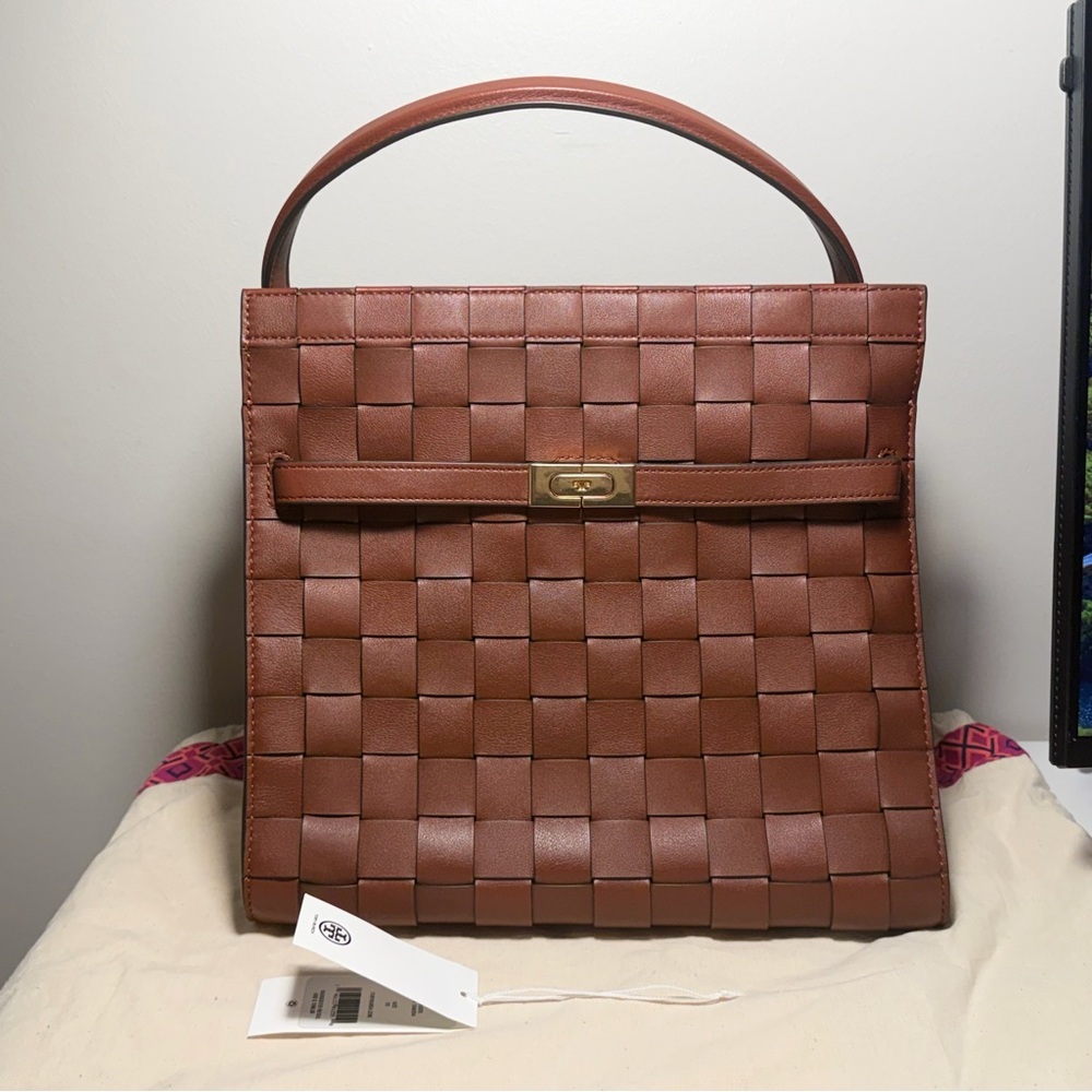 Lee Radziwill Double Woven Satchel Bag